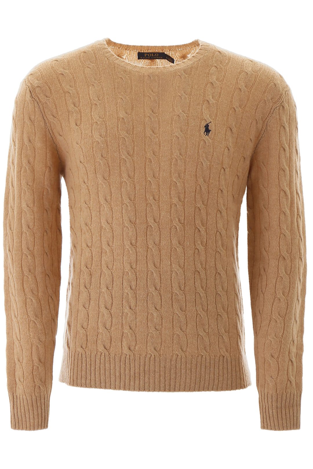 cable knit wool-cashmere sweater-0