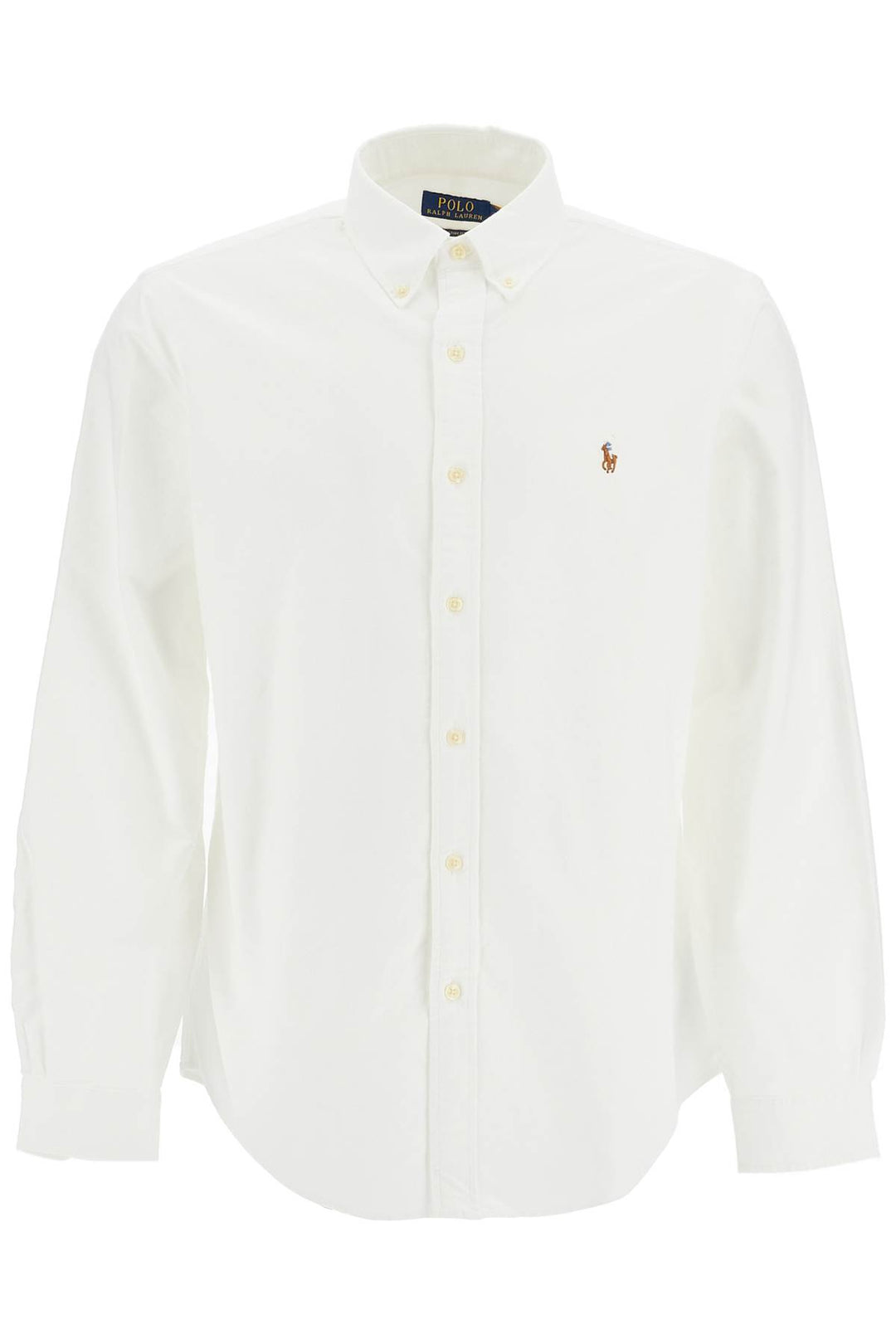 custom fit cotton oxford shirt-0