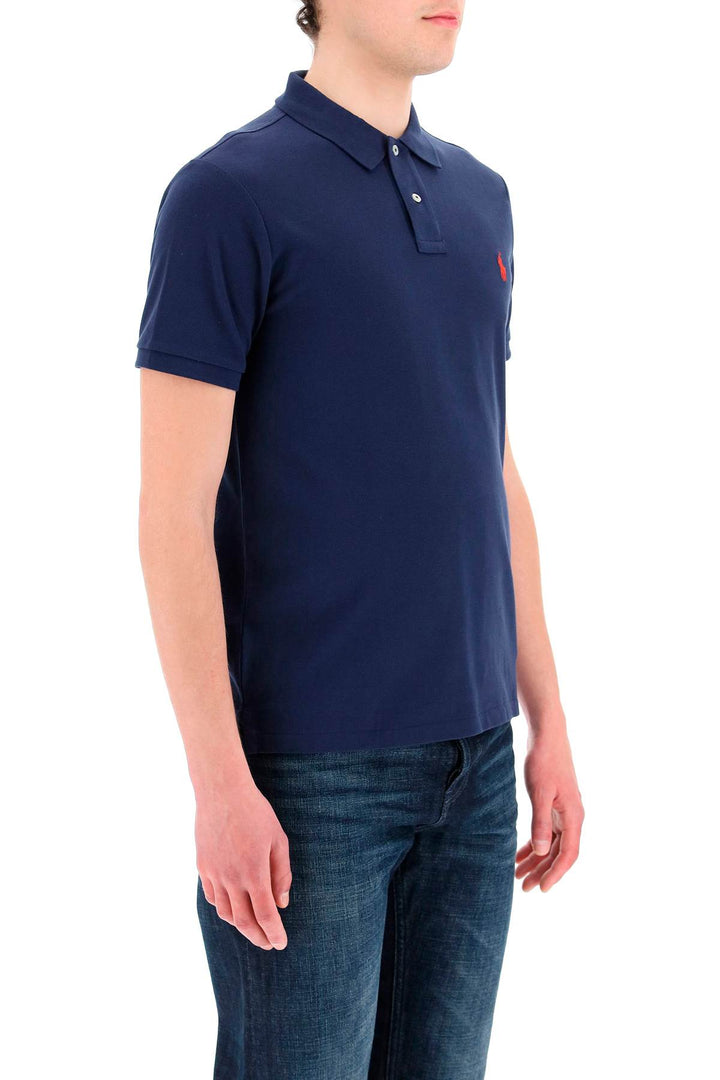 slim fit short sleeve polo shirt-1