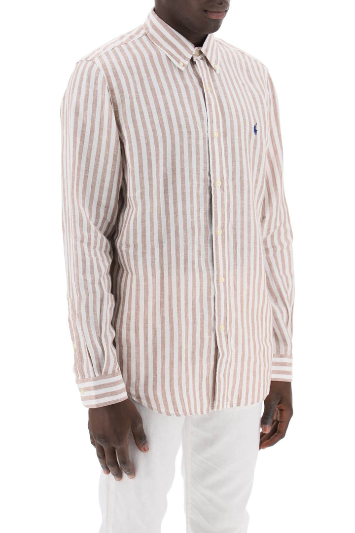 striped custom-fit shirt-1