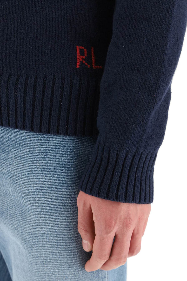 polo bear cotton-linen sweater-3