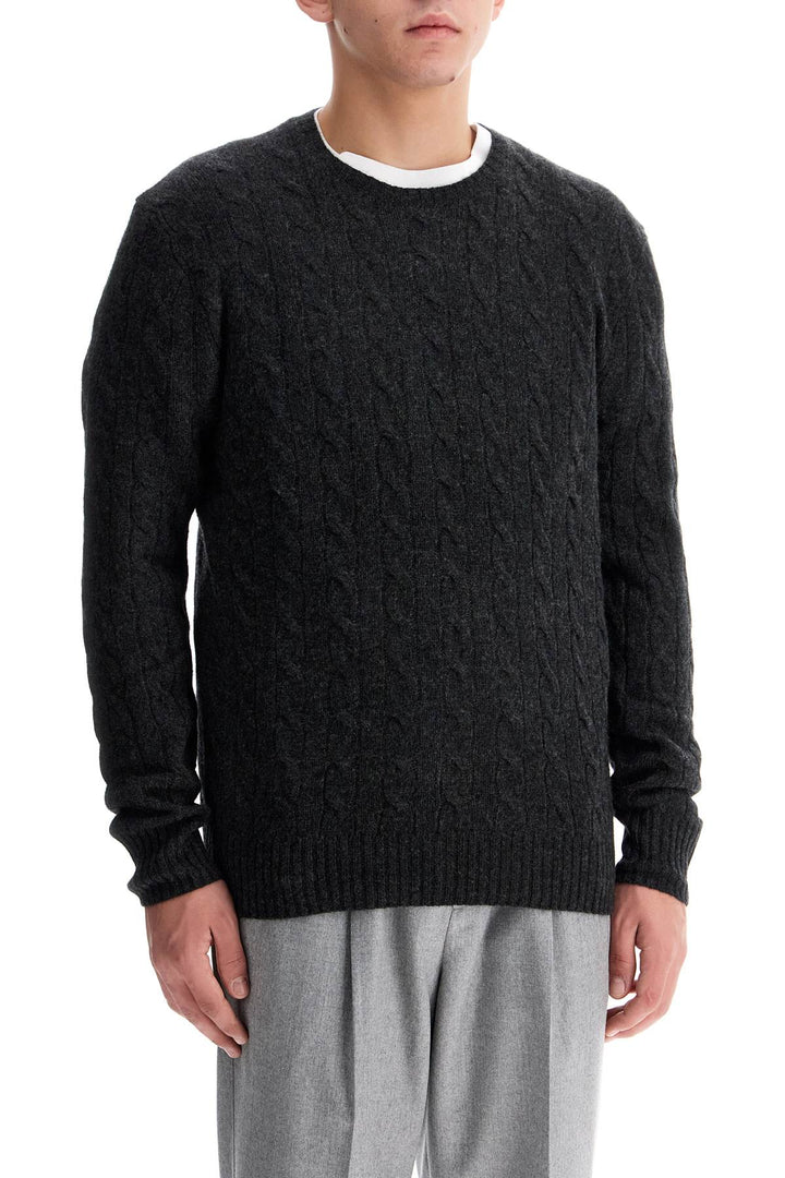 cable knit wool-cashmere sweater-1