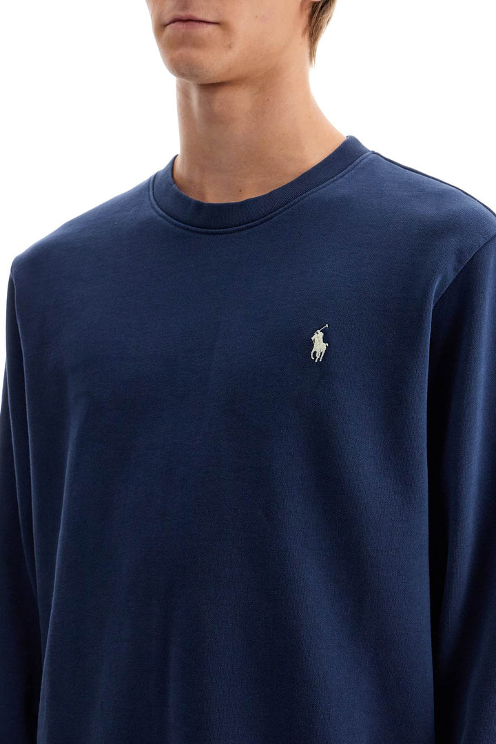 loopback cotton crewneck sweatshirt-3