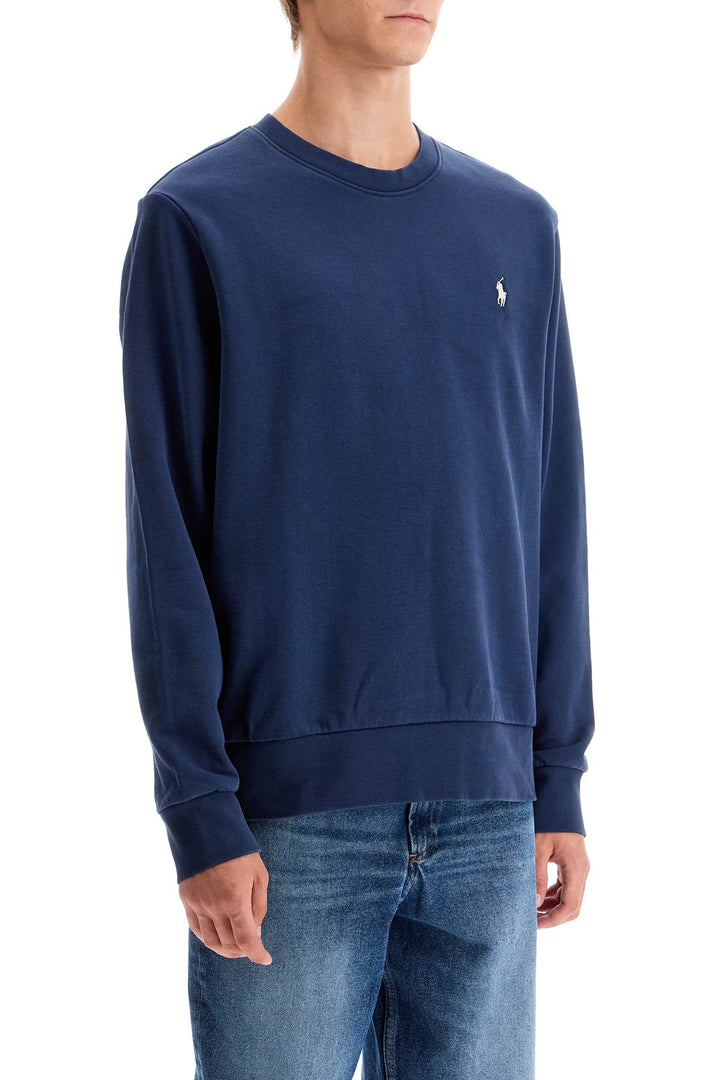 loopback cotton crewneck sweatshirt-1