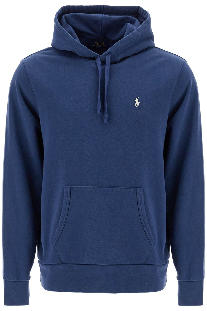 hooded sweatshirt with embroidered pony-0