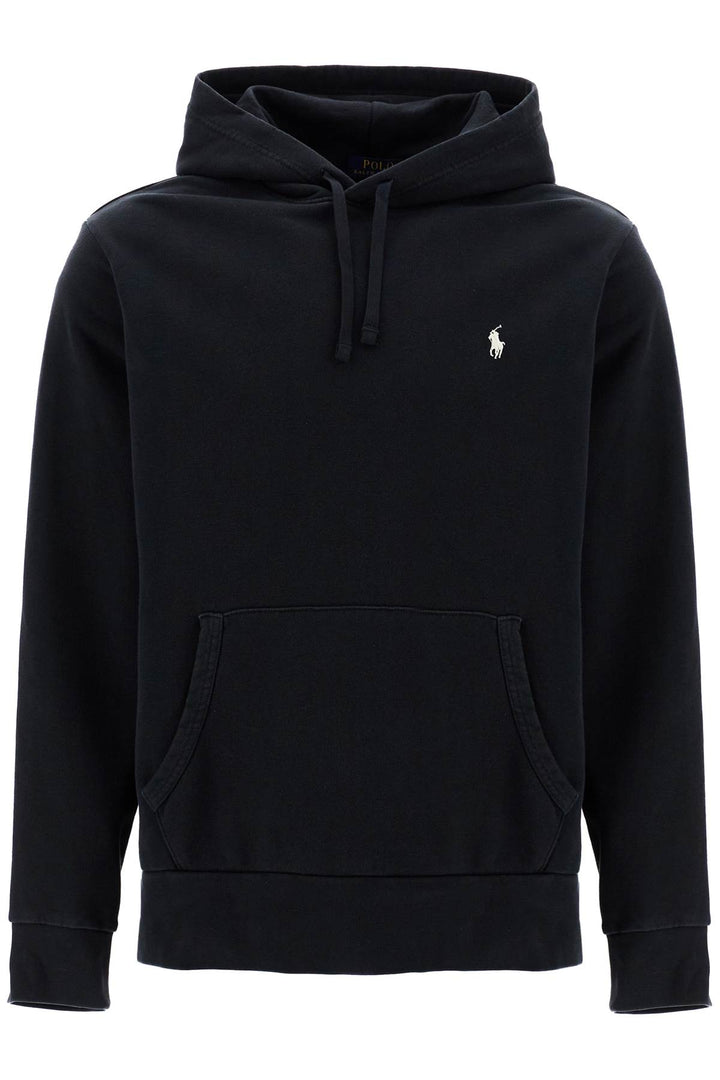 hooded sweatshirt with embroidered pony-0