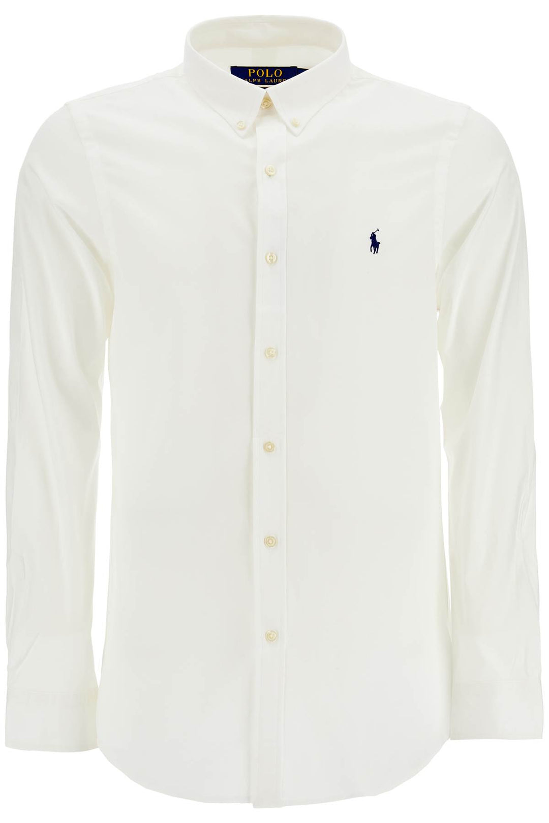 slim fit shirt in stretch poplin-0