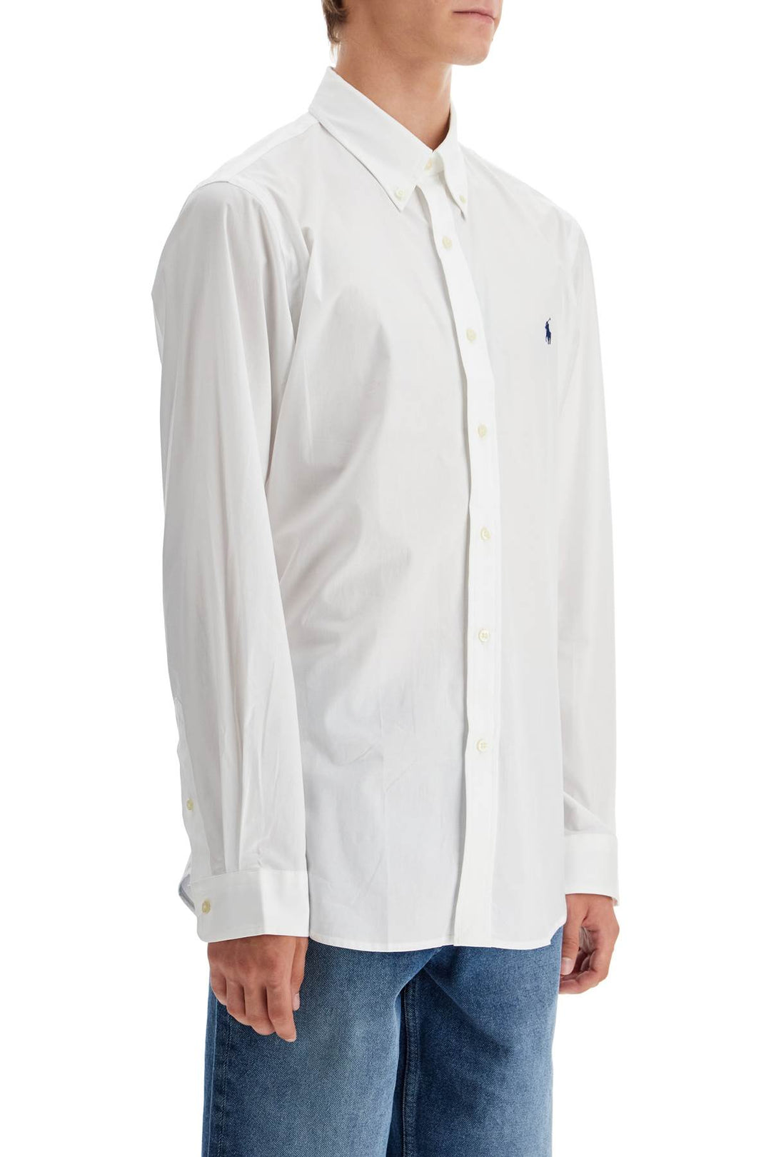 stretch poplin shirt for men-1