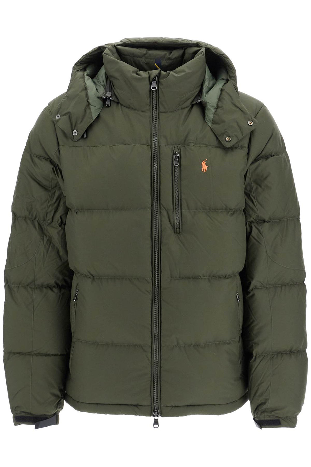 ripstop down jacket with hood-0