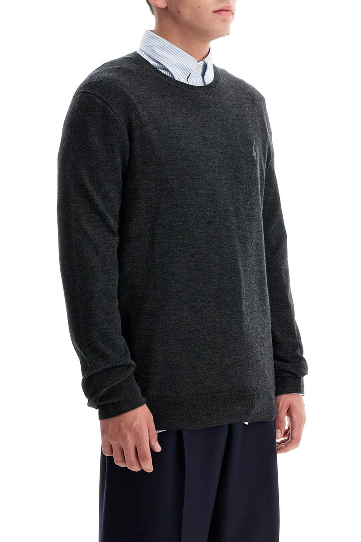 crewneck pullover with embroidered-1