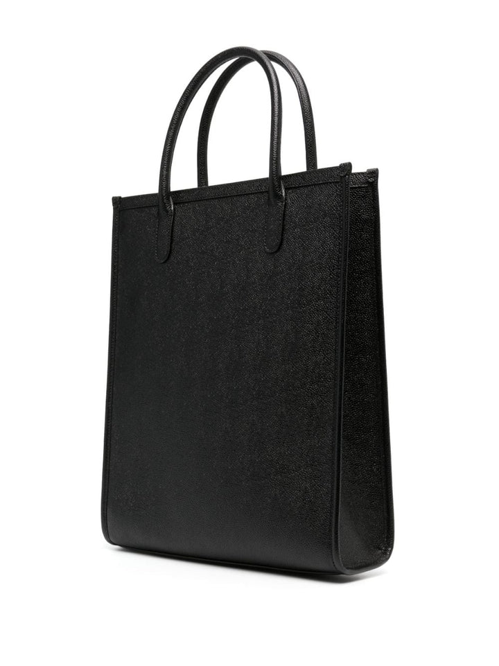4-Bar leather tote bag-2