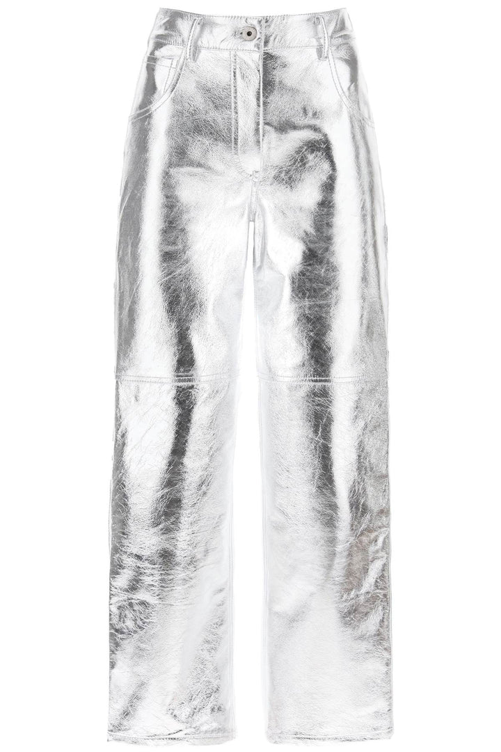 sterling pants in laminated leather-0