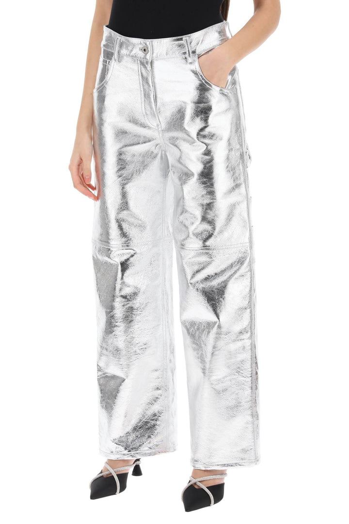 sterling pants in laminated leather-3