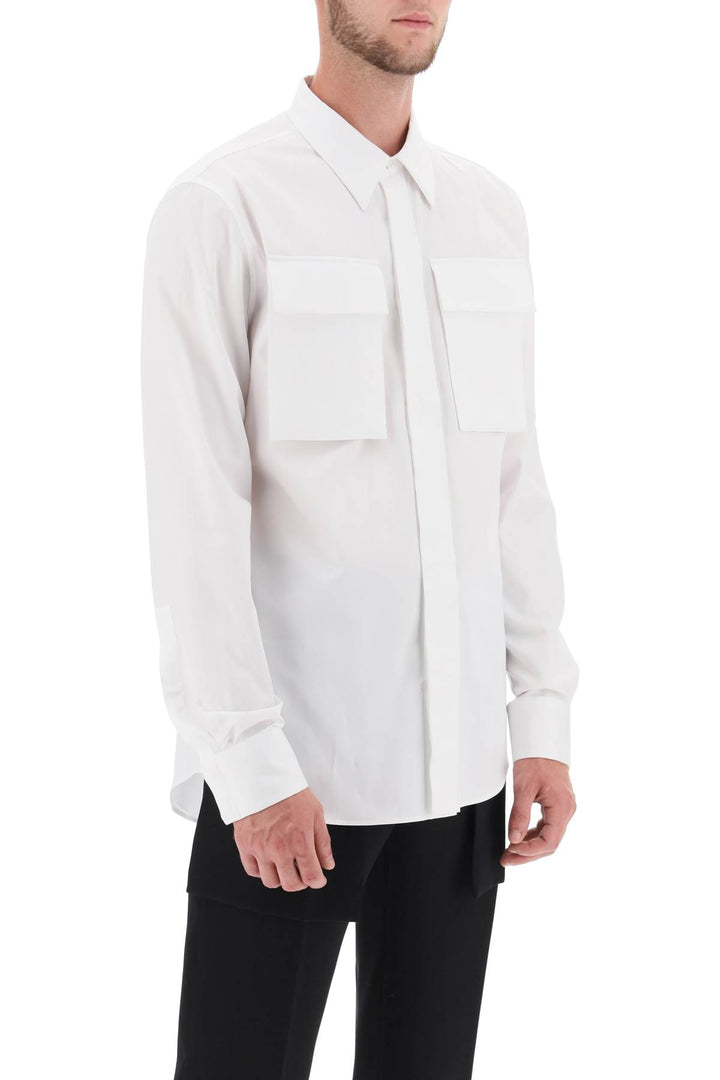 regular shirt in poplin-1