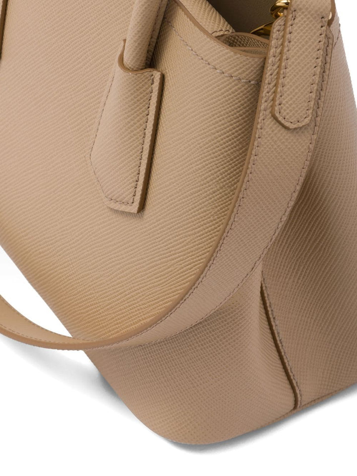 Double Saffiano leather tote bag-13
