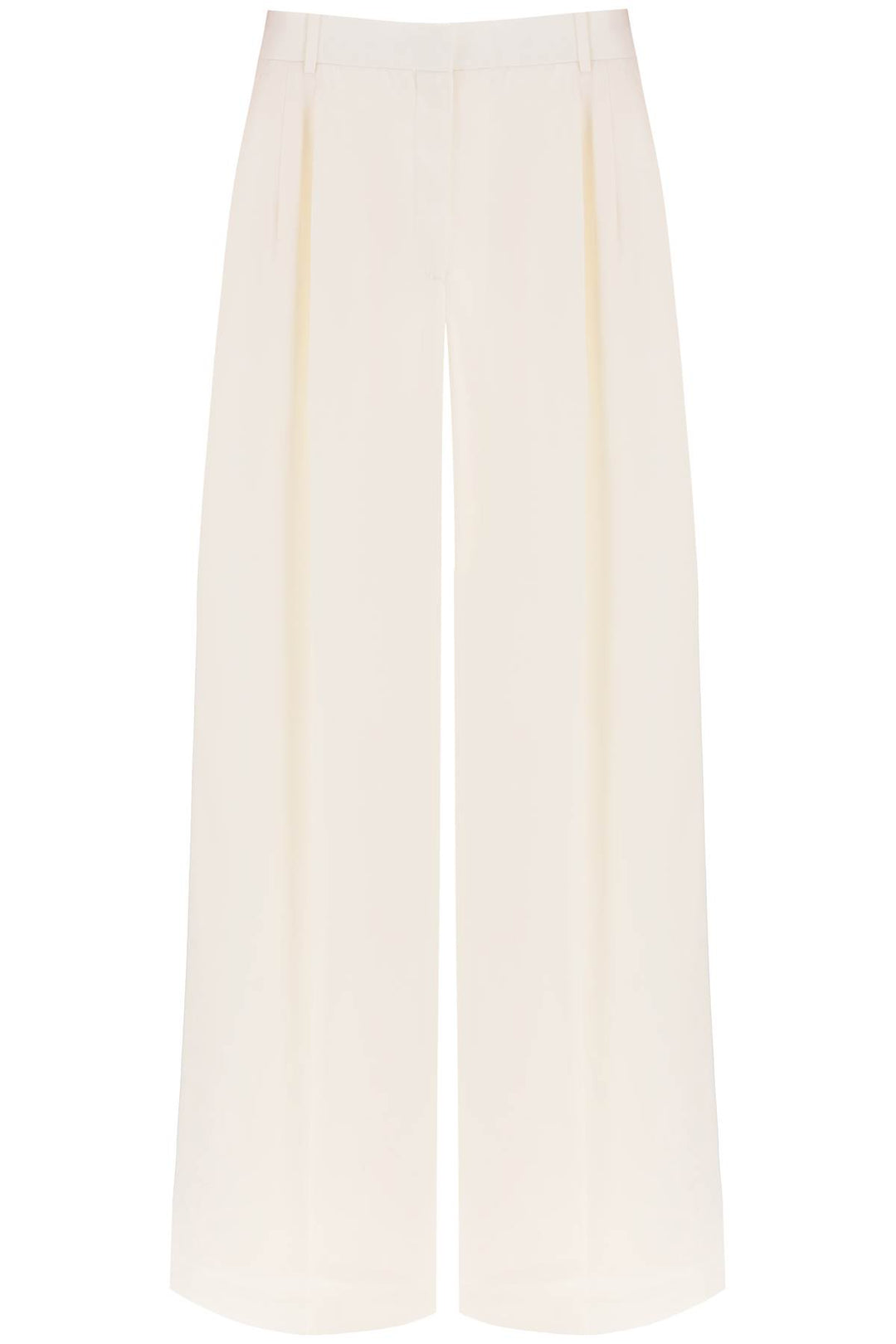 double pleated palazzo pants with-0