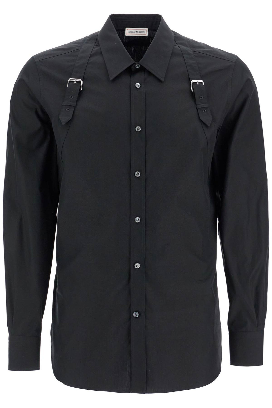 poplin harness shirt for men-0