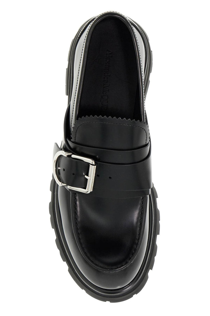 brushed leather wander loafers for-1