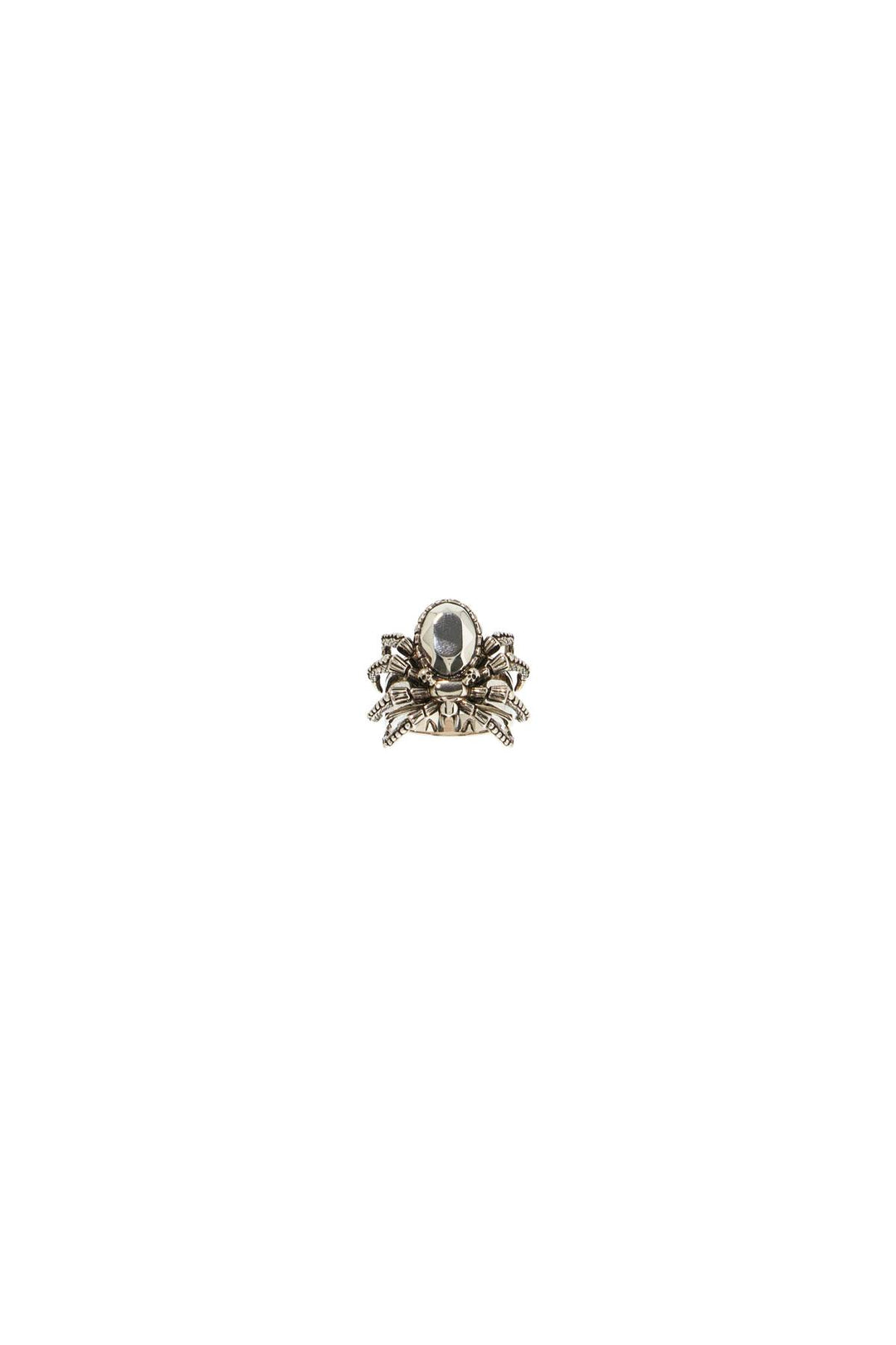 antique silver spider ring in-0