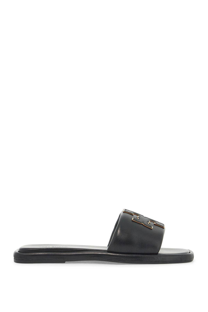 double t leather slides-0