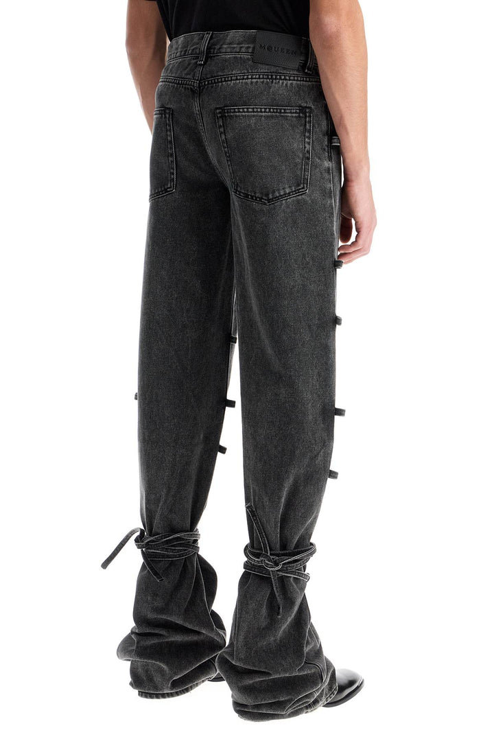 baggy jeans with knotted detail-2