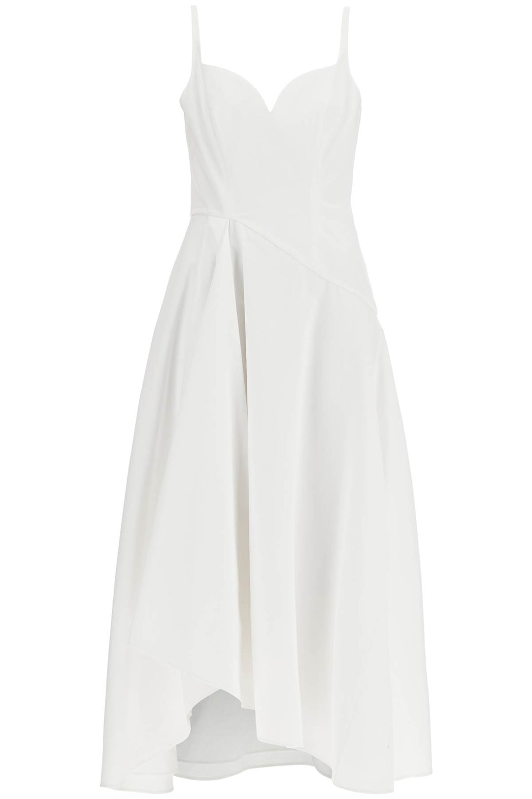 midi dress with sweetheart neckline-0