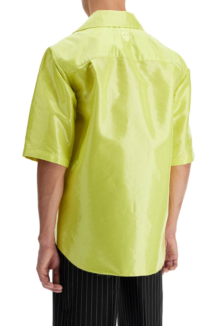 short-sleeved canvas tarp shirt.-2