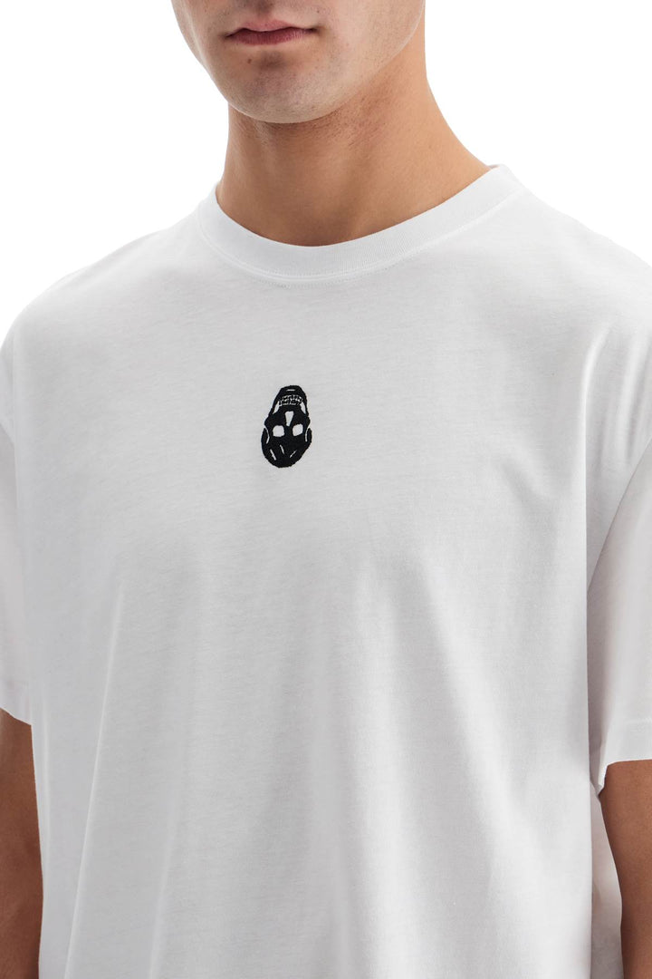 skull embroidered t-shirt-3