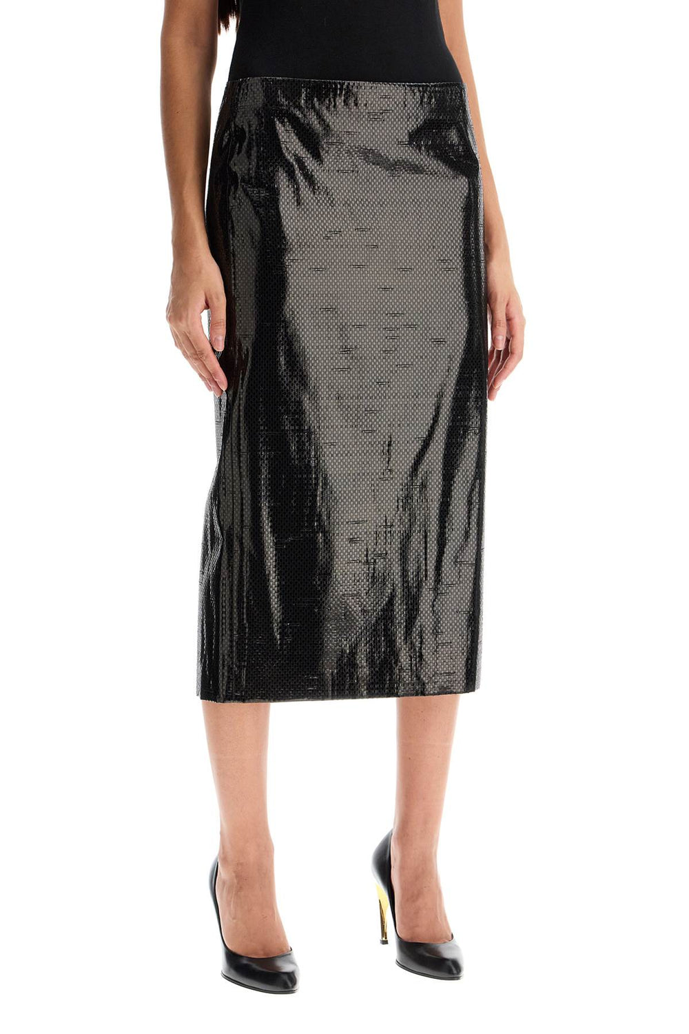 silk tarpaulin skirt-1