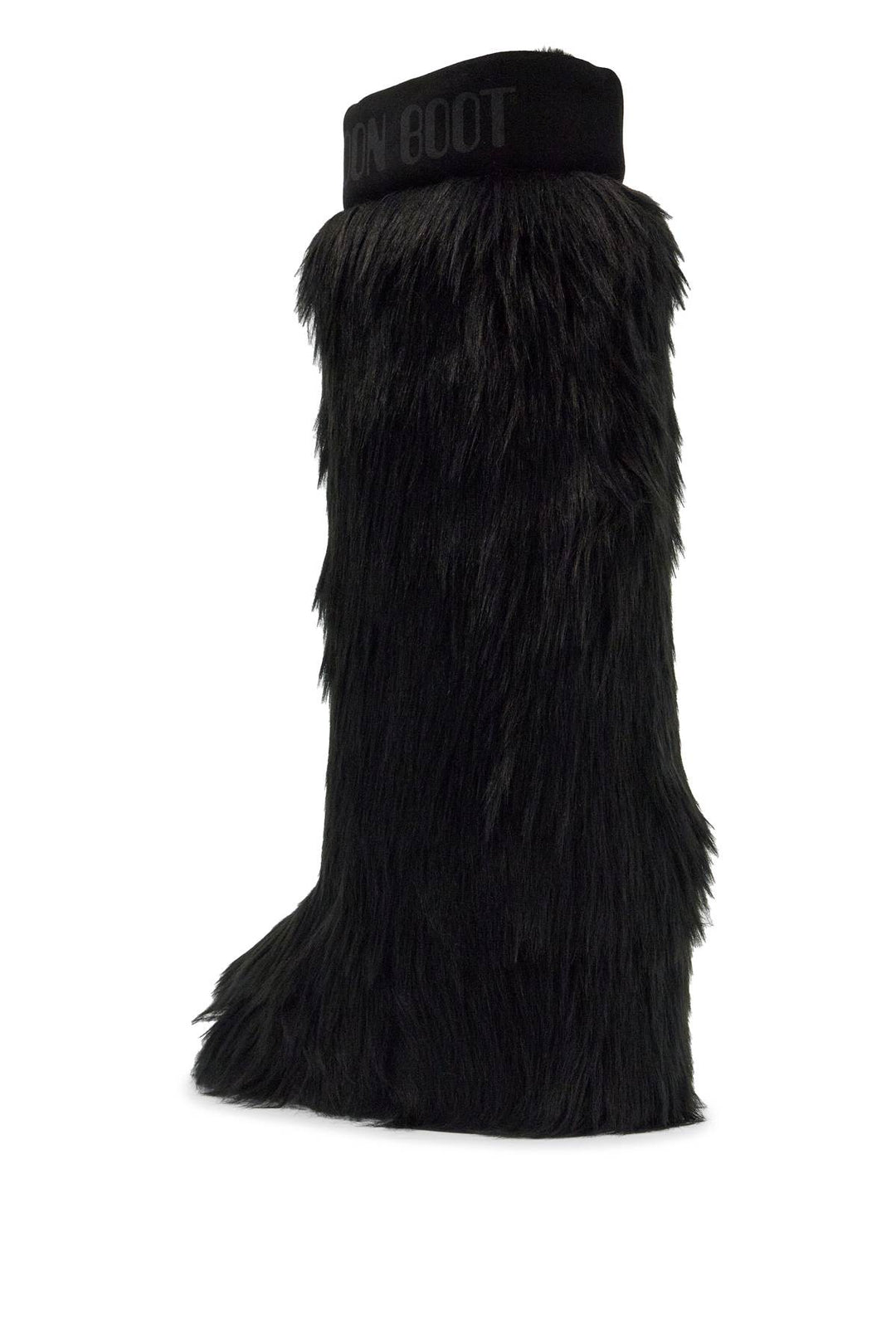 black suede icon yeti boots with synthetic fur lining-2