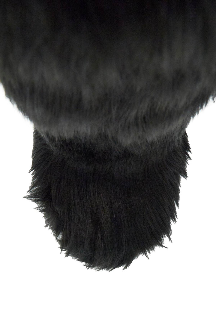 black suede icon yeti boots with synthetic fur lining-1