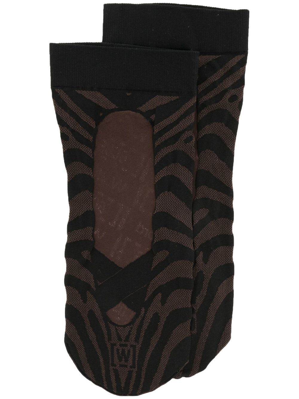 WOLFORD xGCDS elegant animalier socks-0