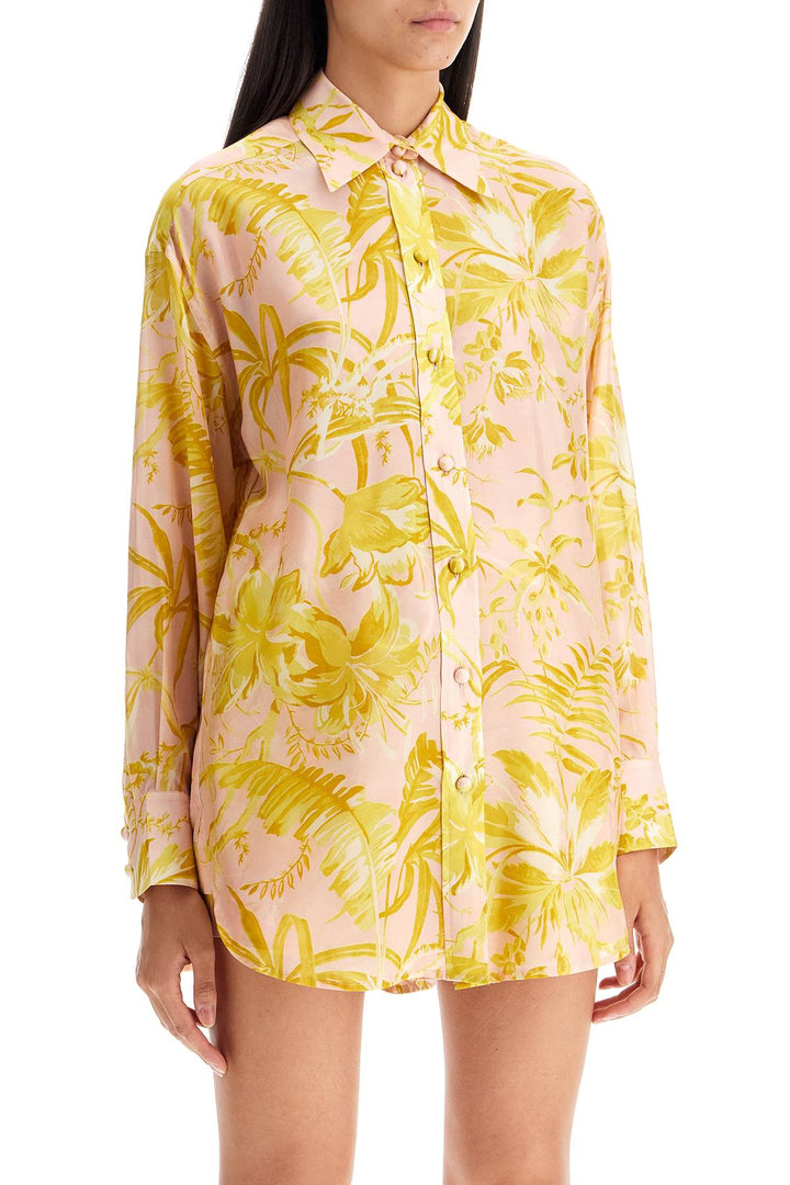 silk floral print shirt-1