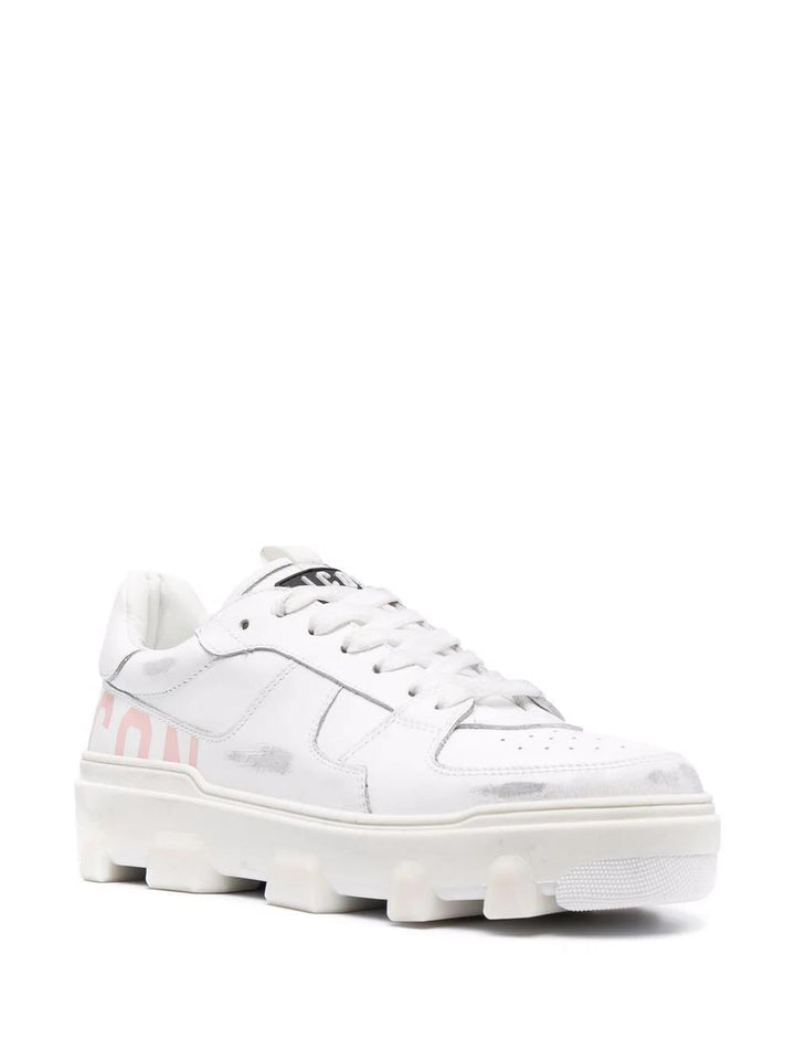 DSQUARED2 Icon leather low-top sneakers-1