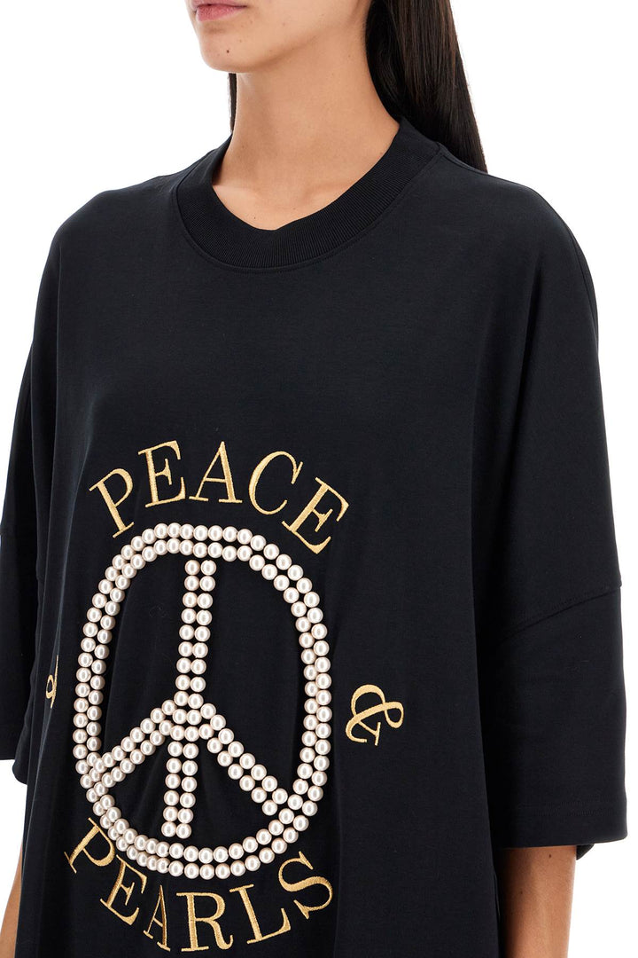 "peace & pearls t-shirt-3