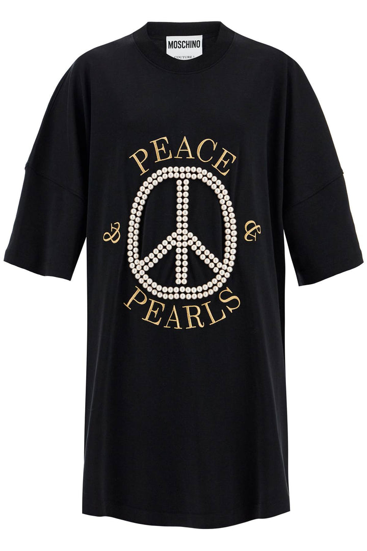 "peace & pearls t-shirt-0