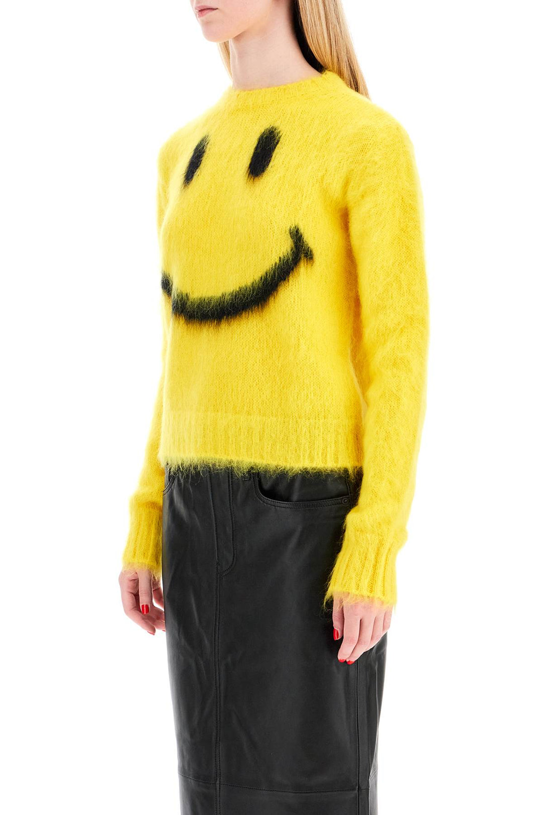 mohair smiley pullover-3