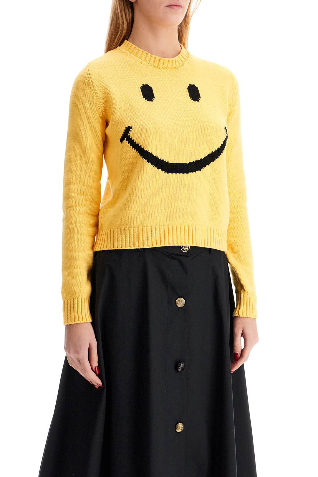 "smiley cotton blend t-shirt-1