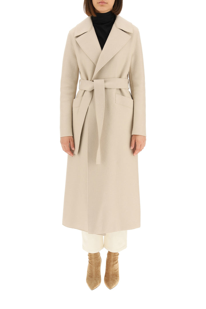 long coat in pressed wool-1