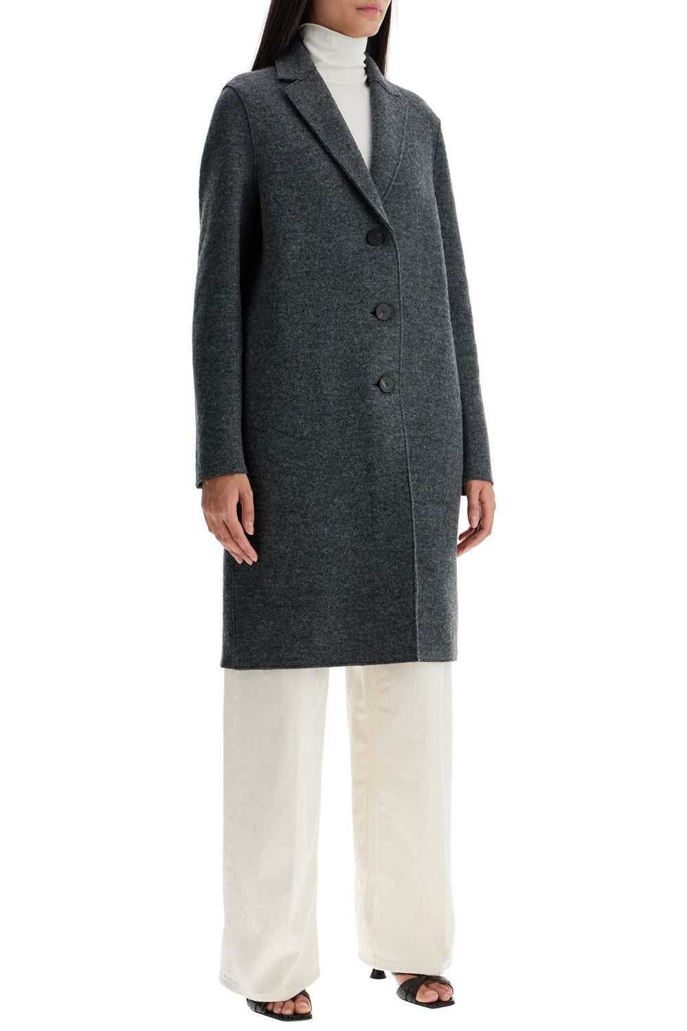 single-breasted wool coat in boiled-1