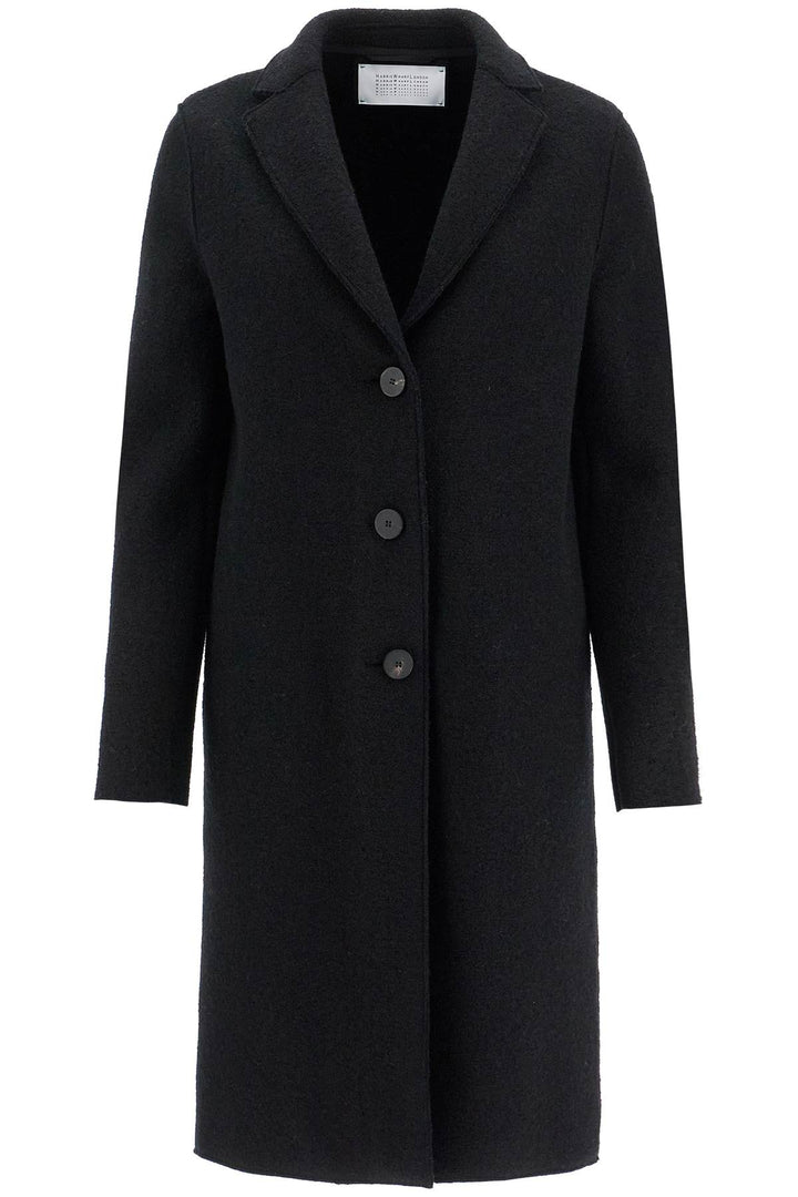 single-breasted wool coat in boiled-0