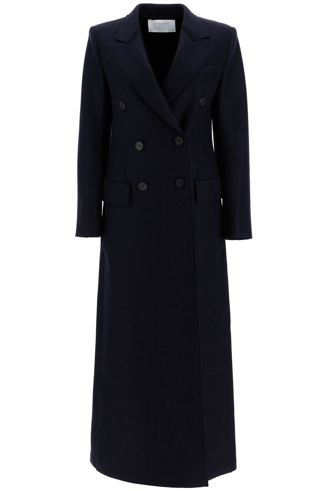 double-breasted pressed wool coat-0