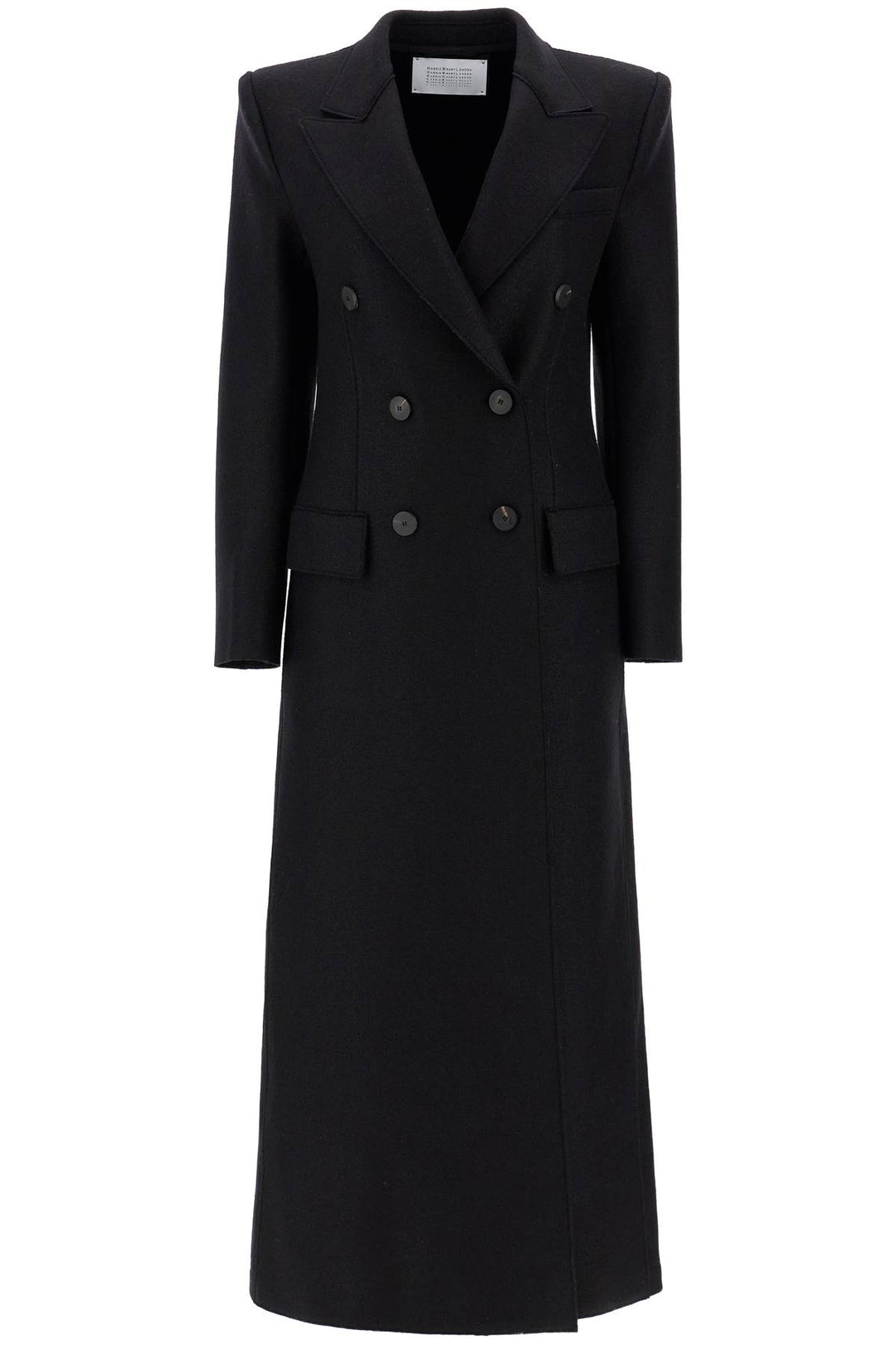 double-breasted pressed wool coat-0