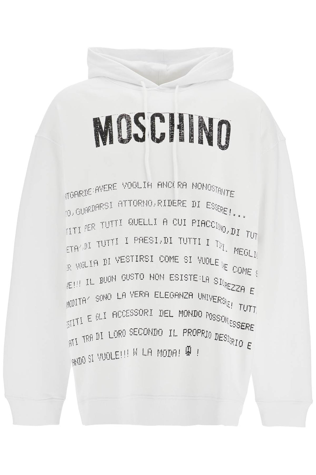 hooded sweatshirt with letter-0