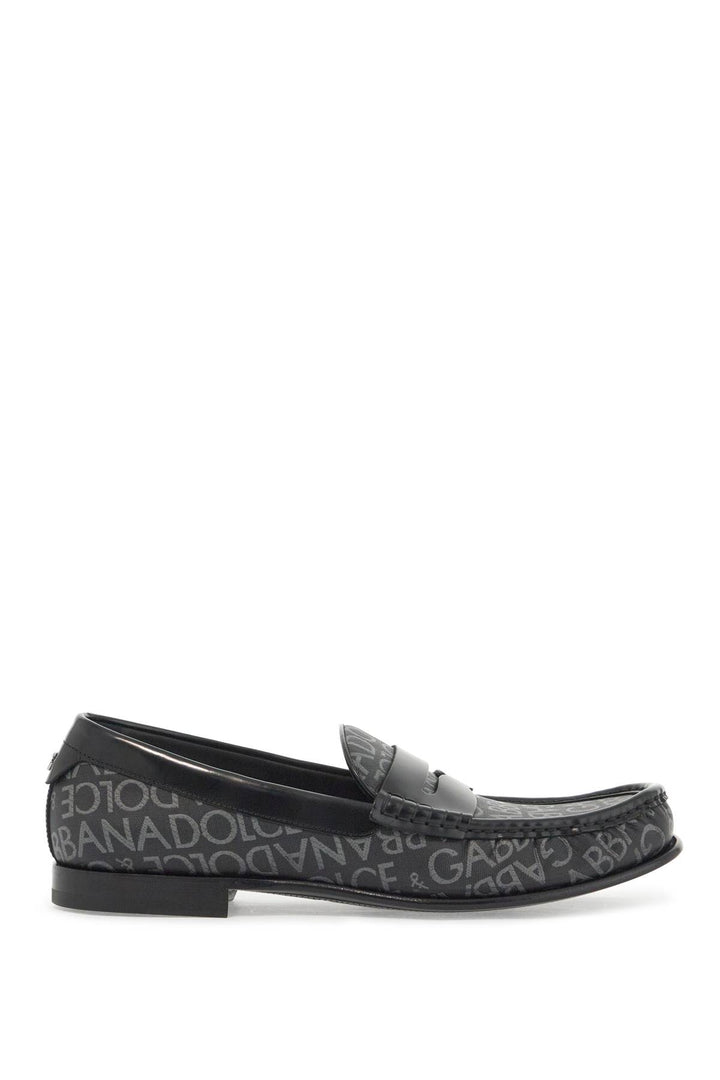 jacquard canvas loafers-0