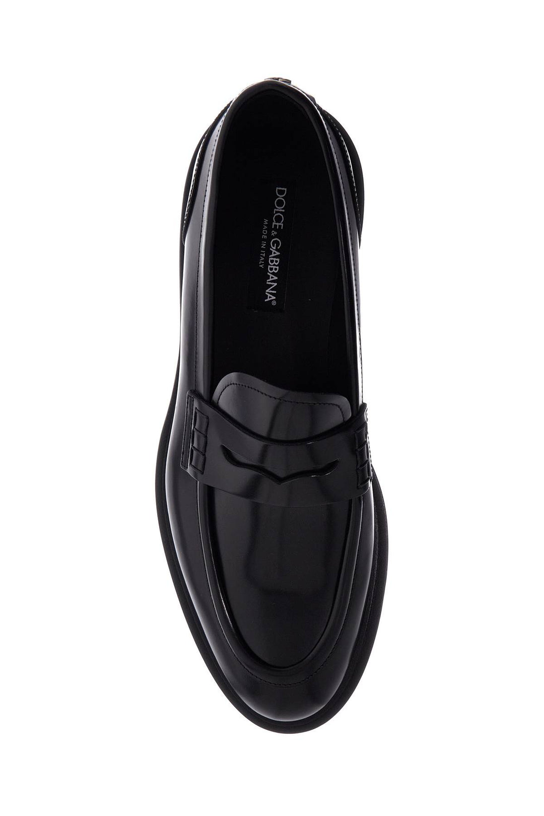 brushed leather loafers-1