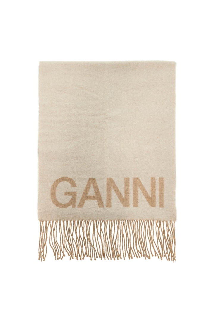 logo lettering scarf-0