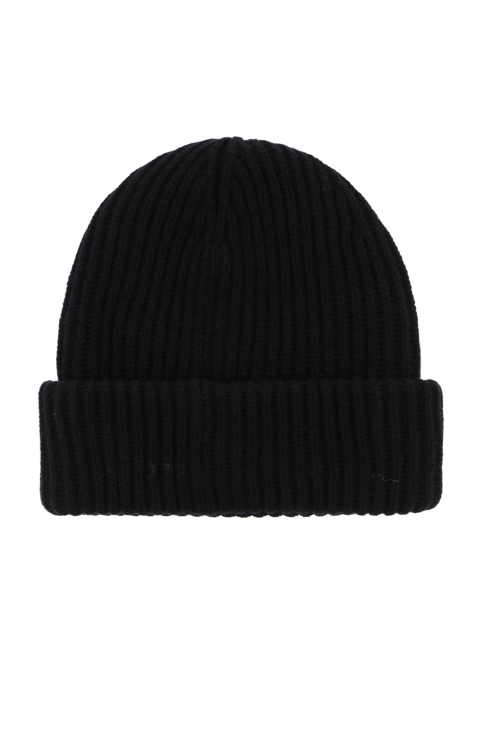 beanie hat with logo patch-1