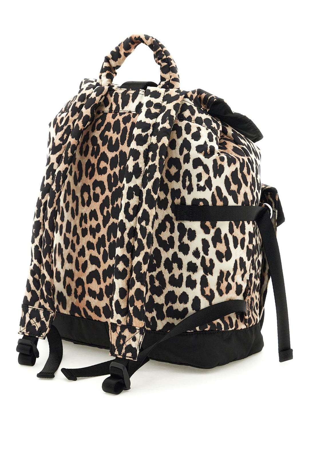 animal print nylon backpack-1