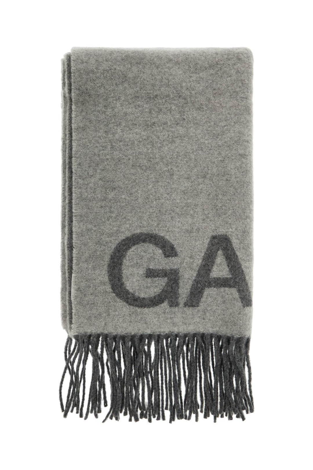 jacquard logo scarf-0